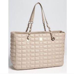 Kate Spade Jane Signature spade leather tan tote